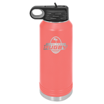 32 oz. Stainless Steel Water Bottle Miami Touch Rugby