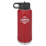 32 oz. Stainless Steel Water Bottle Miami Touch Rugby