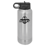 32 oz. Stainless Steel Water Bottle Miami Touch Rugby