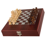 Rosewood Finish Chess Set