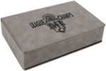 6 oz. Leatherette or Cork Flask Gift Box Set