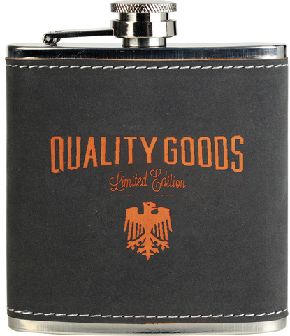 6 oz. Leatherette or Cork Flask