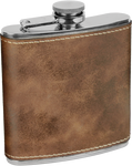 6 oz. Leatherette or Cork Flask