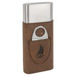 Cigar case with cigar cutter