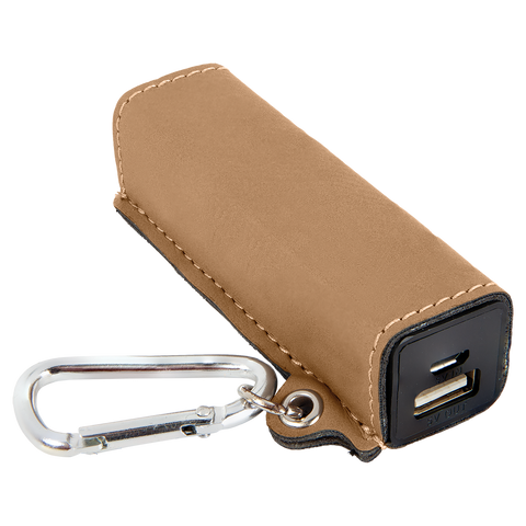 Leatherette Power Bank