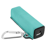 Leatherette 2200mAh Rechargeable Power Bank