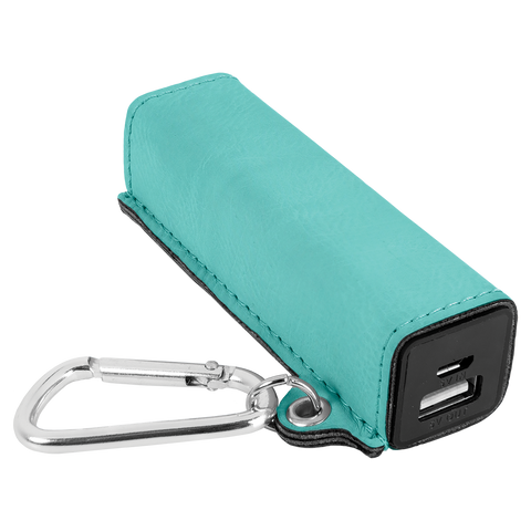 Leatherette 2200mAh Rechargeable Power Bank