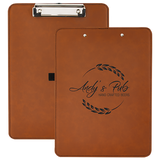 9" x 12 1/2" Leatherette Clipboards