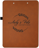 9" x 12 1/2" Leatherette Clipboards