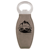 Rounded Bottle Opener with Magnet