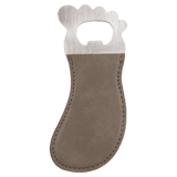 Leatherette Foot Shaped Bottle Opener with Magnet