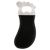 Leatherette Foot Shaped Bottle Opener with Magnet