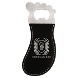 Leatherette Foot Shaped Bottle Opener with Magnet