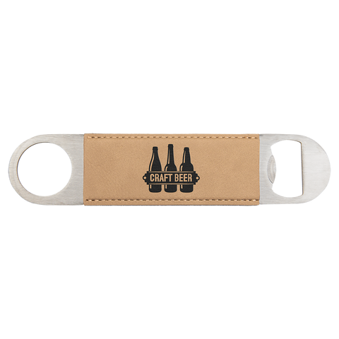 Leatherette or Cork Bottle Opener