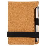 Leatherette and Cork Pad with Pen