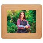 Round Corner Genuine Red Alder Picture Frame