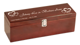 Rosewood Piano Finish (Red Lining) Single Wine Presentation Box with Tools