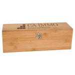 Solid Bamboo  Single Wine Presentation Box with Tools